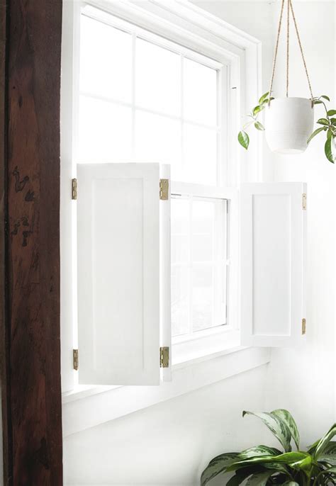 DIY Interior Window Shutters - The Merrythought