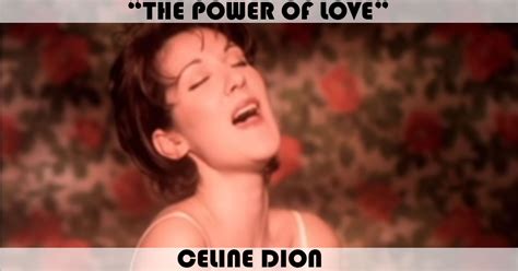 "The Power Of Love" Song by Celine Dion | Music Charts Archive