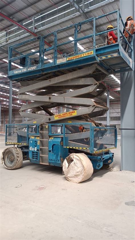 Rough Terrain Scissor Lift Rental Service, Minimum Rental Duration: 1 Month at Rs 110000/month ...