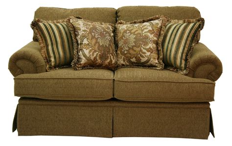 Luxurious Multi Color Chenille Fabric Modern Sofa & Loveseat Set