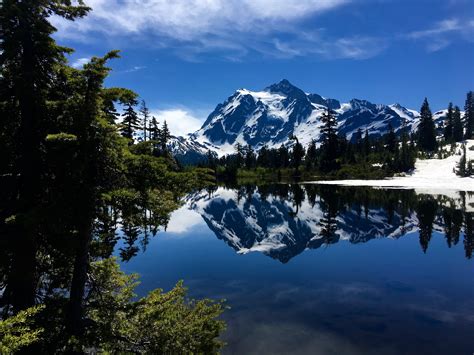 Perfect Mt. Shuksan Reflection- North Cascades, WA [4032×3024] [OC] : r ...