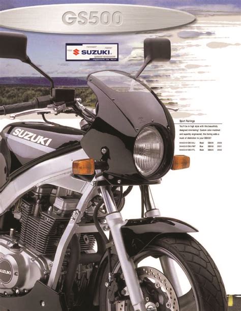 suzuki gs500 accessories brochure.pdf (261 kB) - Katalogy a prospekty ...