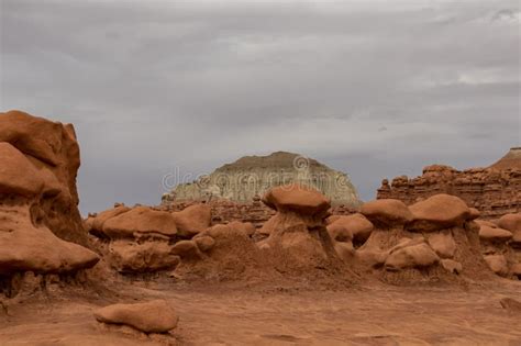 Goblin Valley - Scenic View on Amazing Eroded Hoodoo Rock Formations at Goblin Valley State Park ...