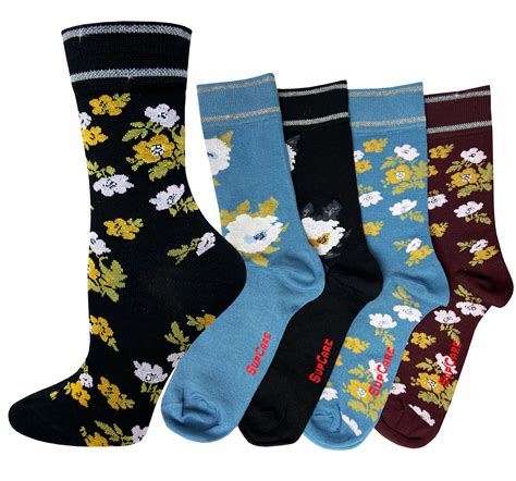 Bamboo socks without compression, 5 pairs, blue