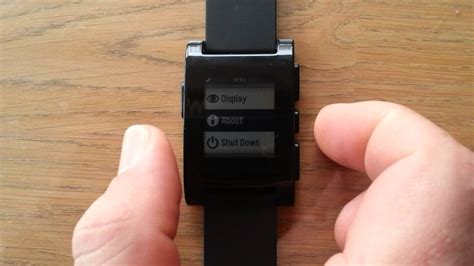 Pebble Watch Review: walkthrough of the menu - YouTube