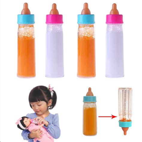 4 Pc Baby Dolls Feeding Bottle Magic Set Disappearing Milk Pretend Play Toy - Walmart.com ...