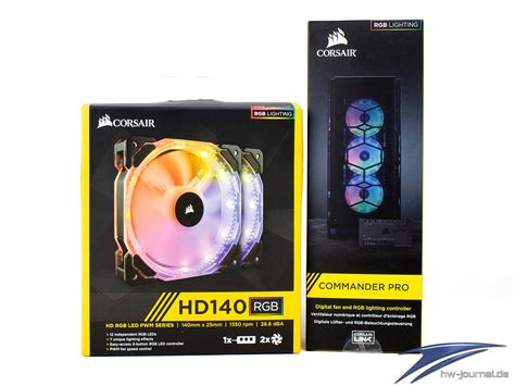 Kurzvorstellung: Corsair Commander Pro & HD140 LED RGB - Hardware-Journal