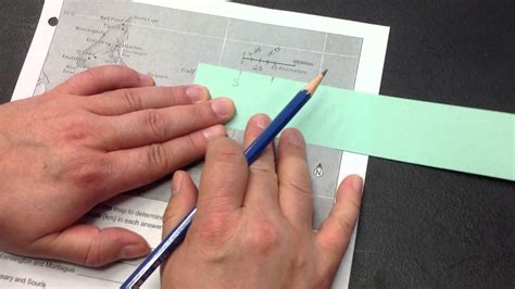 Demo - Measuring Distance on a Map Using Scale - YouTube