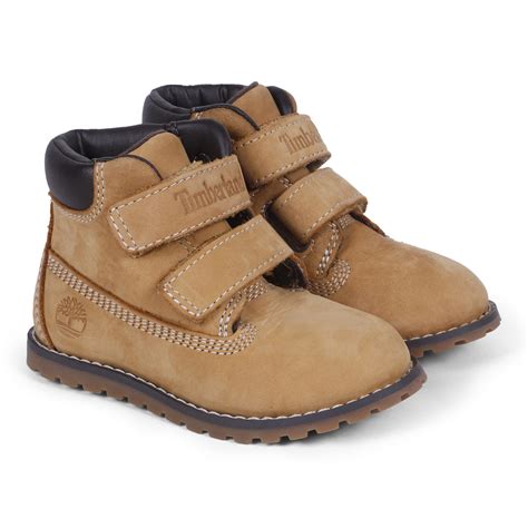 Timberland Boys Velcro Leather Boots - BAMBINIFASHION.COM