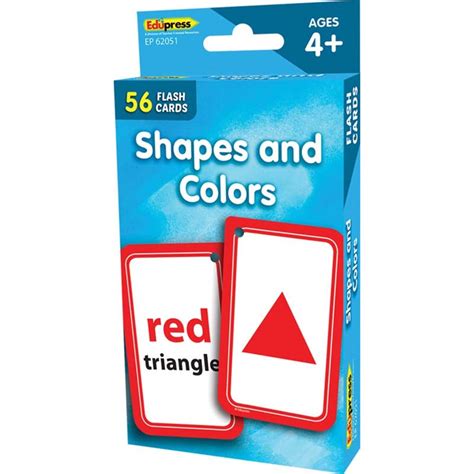 Shapes and Colors Flash Cards - TCR62051 | Teacher Created Resources | Patterning