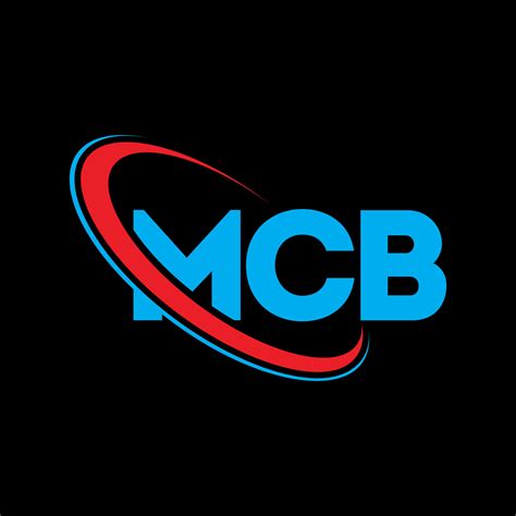 logotipo de mbc letra mbc. diseño del logotipo de la letra mcb ...