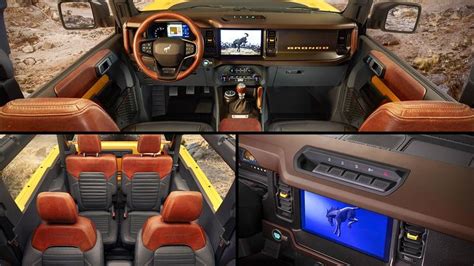 WIDE VIEW of 2021 2 door Bronco interior | Ford bronco, Bronco, Views