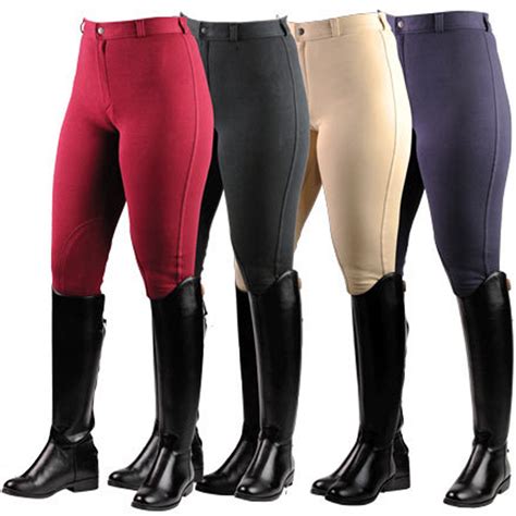 LADIES HORSE RIDING COTTON STRETCH JODPHURS SHOWING BREECHES JODHPURS SIZE 24-34 | eBay