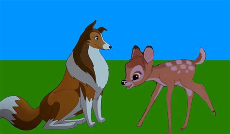 Bambi and Lassie by FlyingFoxandBambi on DeviantArt