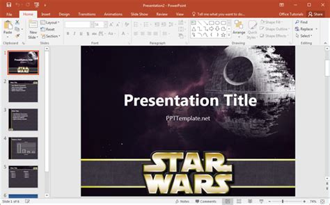 Free Star Wars PowerPoint Template