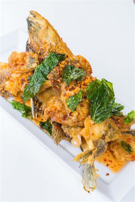 Fried fish with spicy sauce 2795368 Stock Photo at Vecteezy