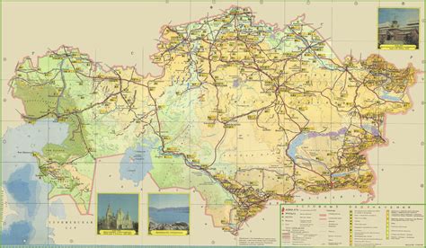 Road Map Of Kazakhstan Maps Of Kazakhstan Maps Of Asia Map | The Best Porn Website