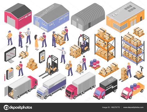 Logistics Icons Set Stock Vector Image by ©macrovector #166276770