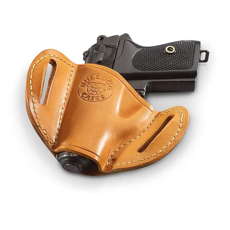 Bulldog Leather Right Handed Belt Slide Holster - 214149, Holsters at Sportsman's Guide