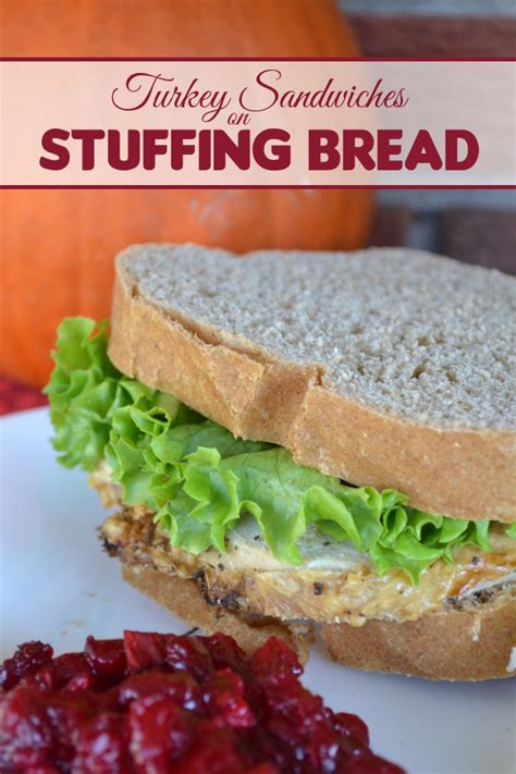 Turkey Sandwich on Homemade Stuffing Bread | Fluster Buster