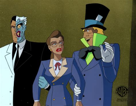 Batman The Animated Series Original Production Cel: Two-Face, Mad ...