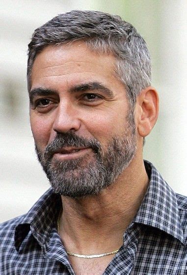 george clooney beard - Google Search | Grey hair men, Older mens hairstyles, Haircuts for men