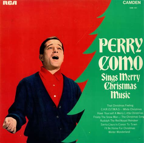 Perry Como Sings Merry Christmas Music UK vinyl LP album (LP record) (495771)