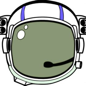 Vector Astronaut Helmet PNG Clipart - PNG Mart