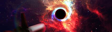 1200x350 Black Hole Gravity 4K 1200x350 Resolution Wallpaper, HD Space ...