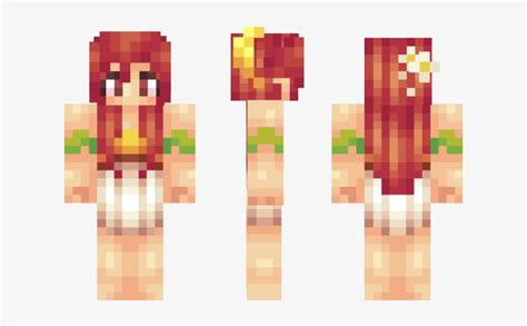 Red Hair Goddess Minecraft Skin Mc Skins, Goddess Hairstyles, - Goddess Minecraft Skins PNG ...