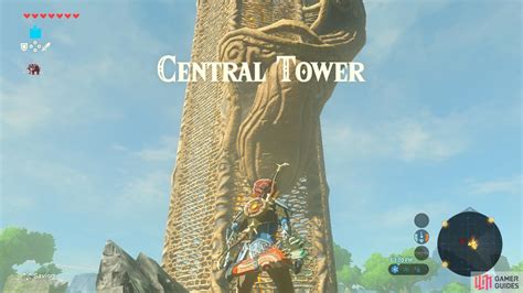 Central Tower - Central Hyrule Region - Towers and Shrines | The Legend of Zelda: Breath of the ...