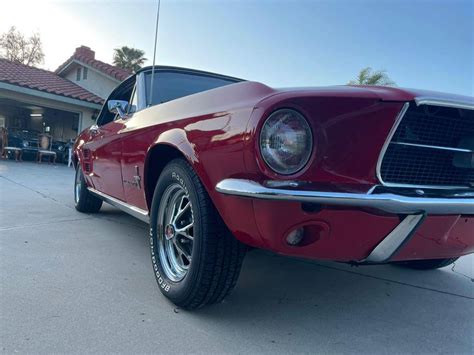 Red 1967 Ford Mustang Convertible For Sale | GuysWithRides.com