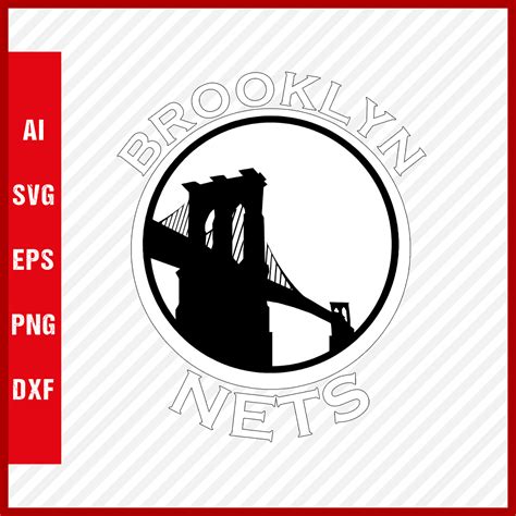 Brooklyn Nets Logo NBA Svg Cut Files Basketball Clipart ...