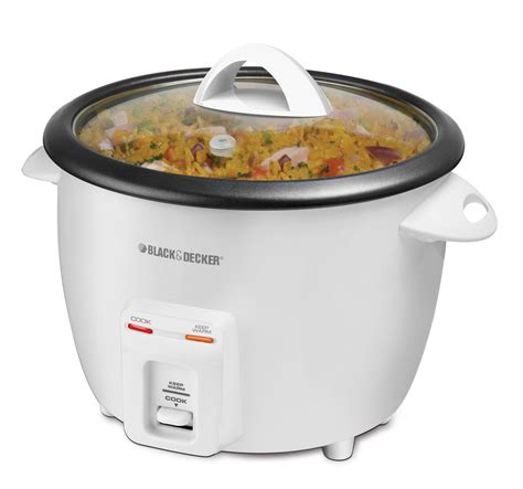 Black & Decker 14-Cup Rice Cooker w/ Steamer basket (makes 3-4 servings) | Best Food Steamer Brands