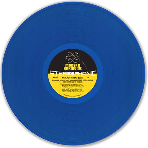 Paul Tanner LP: Music For Heavenly Bodies (LP, Blue Vinyl) - Bear ...
