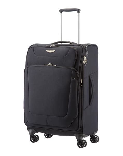 Samsonite Synthetic Wheeled Luggage in Black for Men - Lyst