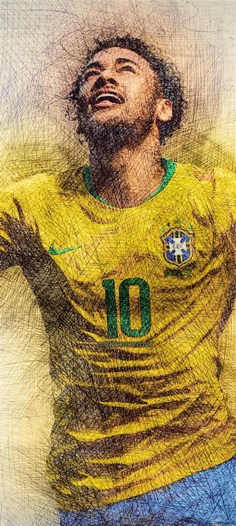 Neymar JR with Brazilian yellow green number 10 jersey 4K wallpaper ...