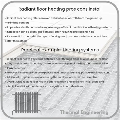 Radiant Floor Heating | Pros & Cons, Install