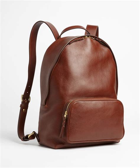 Lotuff Chestnut Leather Backpack | Leather backpack for men, Brown ...