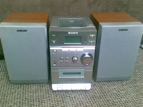 Sony Micro Hi-Fi Stereo CD, Cassette Player and Radio System with ...