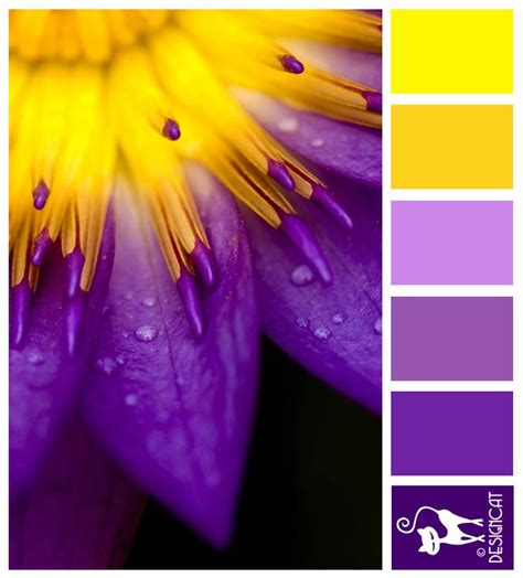 Pin by Designcat Colour on Wedding - Purple & Yellow | Pinterest