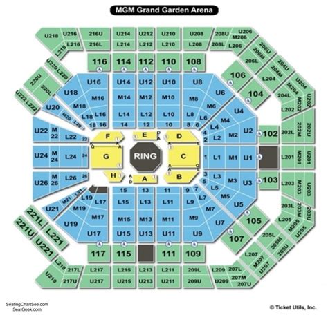 mgm grand garden arena seating chart | Mgm grand garden arena, Mgm, Mgm grand las vegas