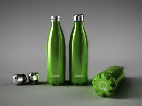 Quench – Metallic Water Bottle | Tom Spencer - Freelance Designer