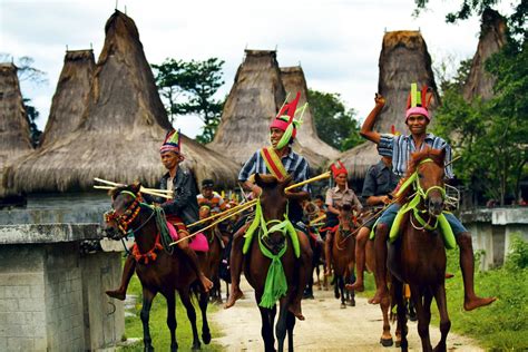 Pasola is an ancient war ritual festival conducted by Sumbanese men in ...