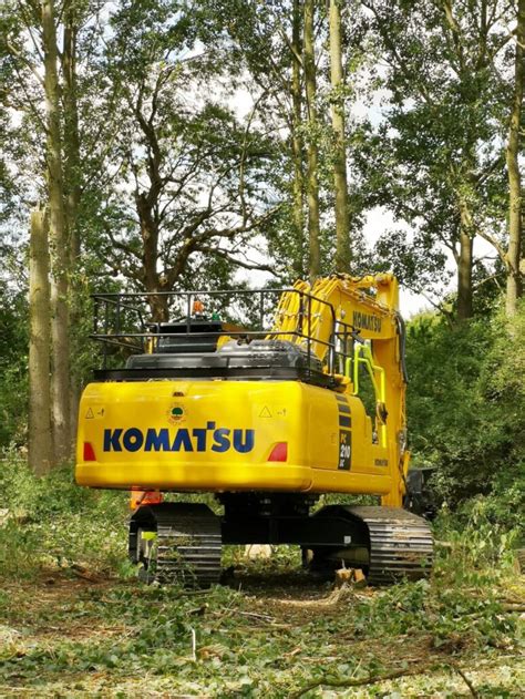 Komatsu PC210 Excavator for Tree Clearance | Practicality Brown