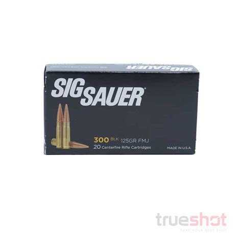 Sig Sauer 300 Blackout 125 Grain FMJ