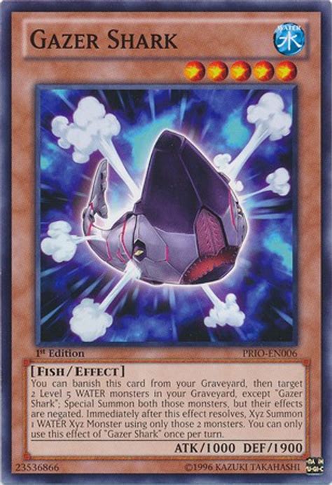 YuGiOh Zexal Primal Origin Single Card Common Gazer Shark PRIO-EN006 - ToyWiz