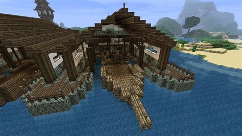 Holy boat: Here How to make a boat dock in minecraft