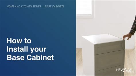 Kitchen | How to Install Base Cabinets - YouTube