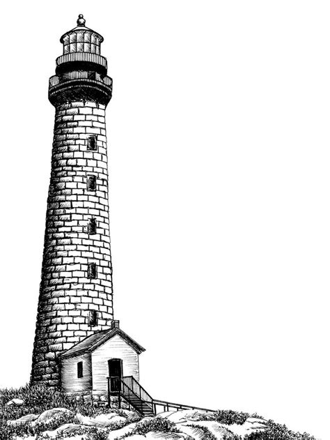 Pencil Drawings Lighthouse - pencildrawing2019